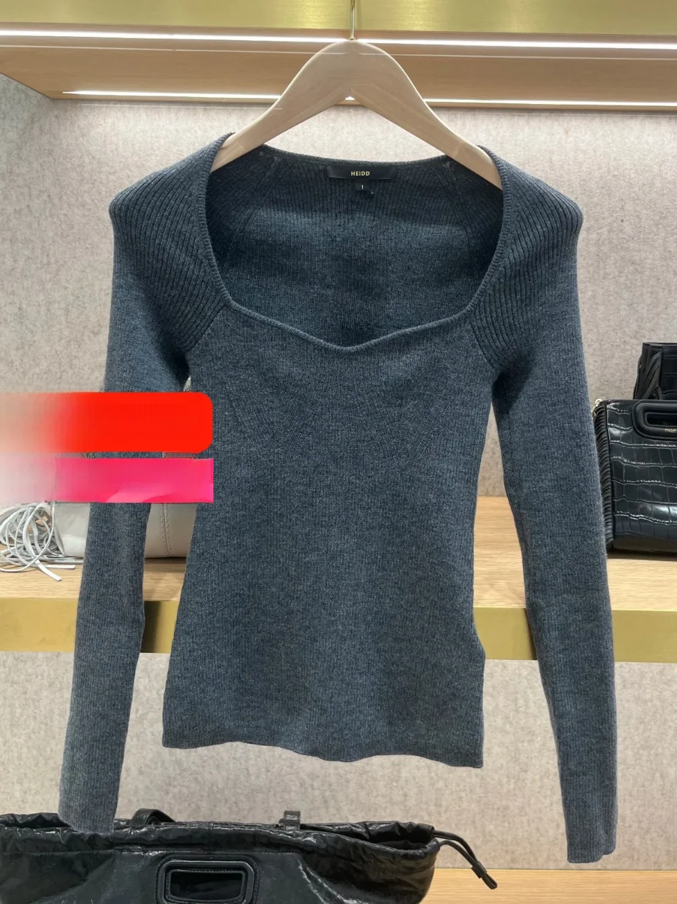 Heidd High-End Grey Slim Fit Long Sleeve Knitwear Square Collar Elasticity Fashionable Versatile Women's Autumn Winter Sweater
Heidd High-End Grey Slim Fit Long Sleeve Knitwear Square Collar Elasticity Fashionable Versatile Women's Autumn Winter Sweater
