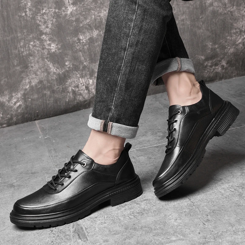 Successful men's shoes High quality genuine leather with minimalist style Formal Evening Party Business Office Elegant shoes
Successful men's shoes High quality genuine leather with minimalist style Formal Evening Party Business Office Elegant shoes