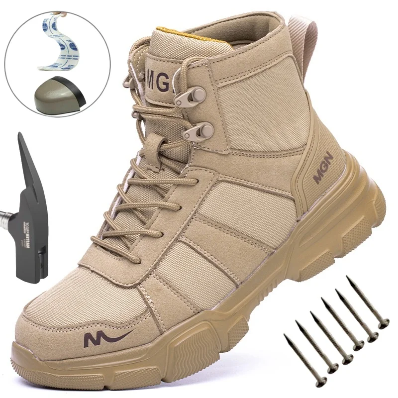 Camouflage Steel Toe Protective Boots, Safety Shoes For Men And Women, Comfortable, Puncture Resistant, Anti Slip Safety Boots
Camouflage Steel Toe Protective Boots, Safety Shoes For Men And Women, Comfortable, Puncture Resistant, Anti Slip Safety Boots
