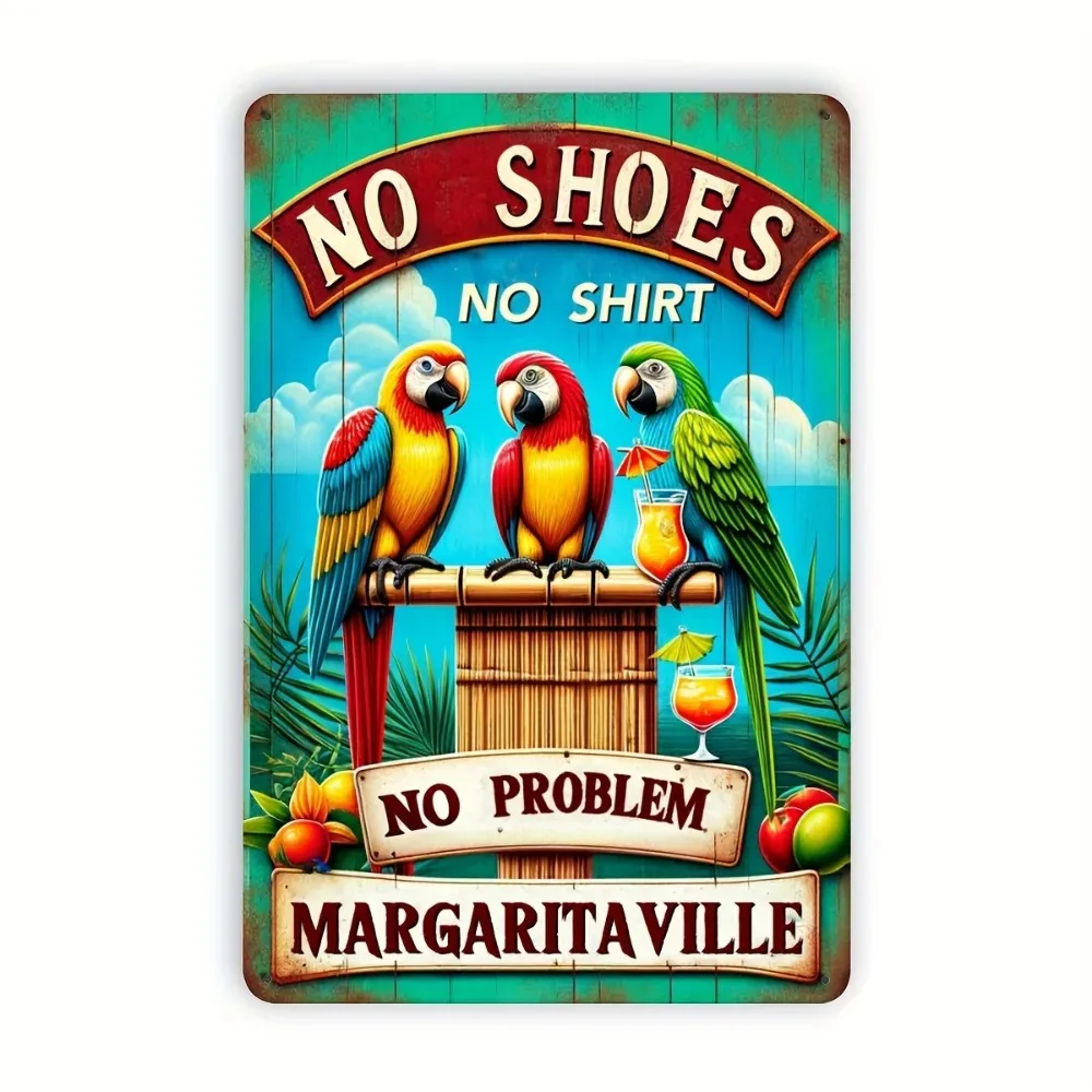 Vintage Parrot 'No Problem' Aluminum Wall Art | Perfect for Indoor/Outdoor Home, Garden & Bar Decor – Ideal Housewarming Gift
Vintage Parrot 'No Problem' Aluminum Wall Art | Perfect for Indoor/Outdoor Home, Garden & Bar Decor – Ideal Housewarming Gift