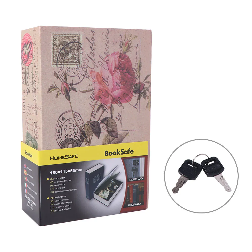 Book Shape Password Security Safe Box Analog Dictionary Anti theft Book Safe Box Rectangle Hidden Dictionary Book