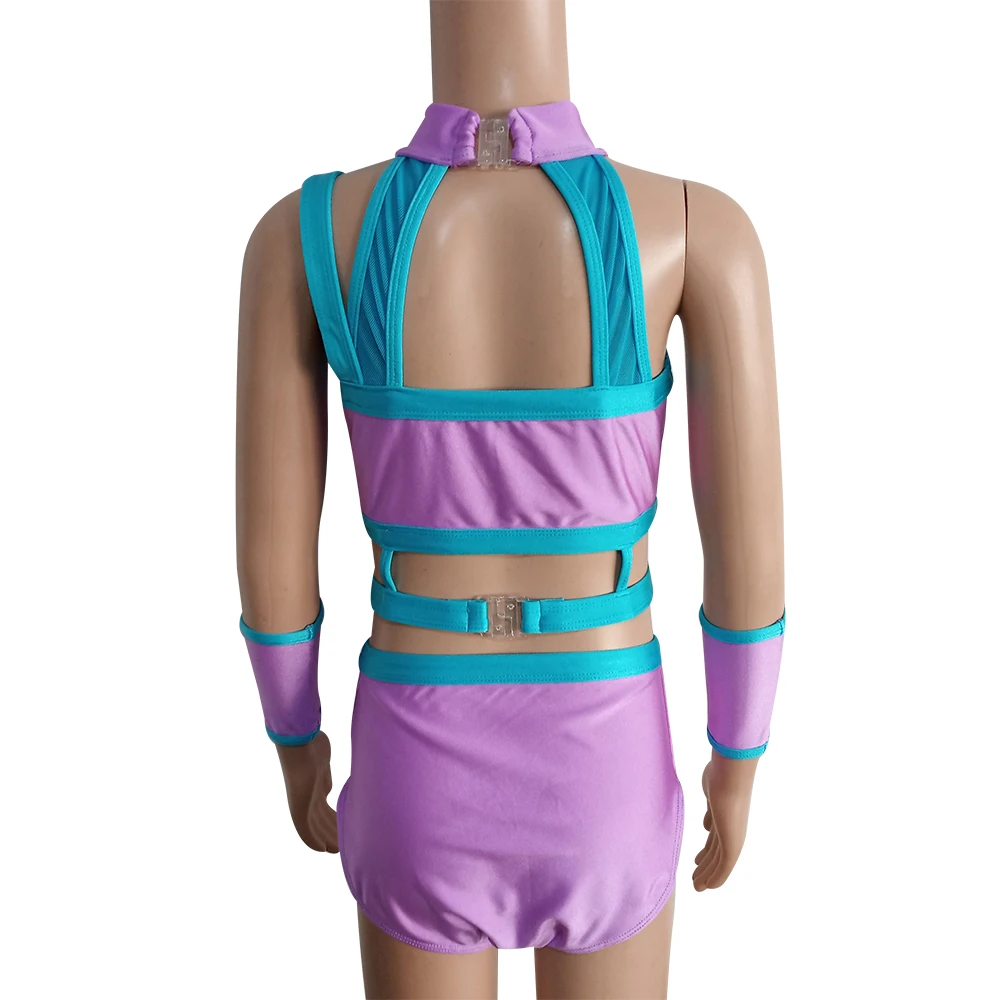 Kids Girls Retail and wholesale nylonmesh modern dance ballet body suit training suit dance school group performance
Kids Girls Retail and wholesale nylonmesh modern dance ballet body suit training suit dance school group performance