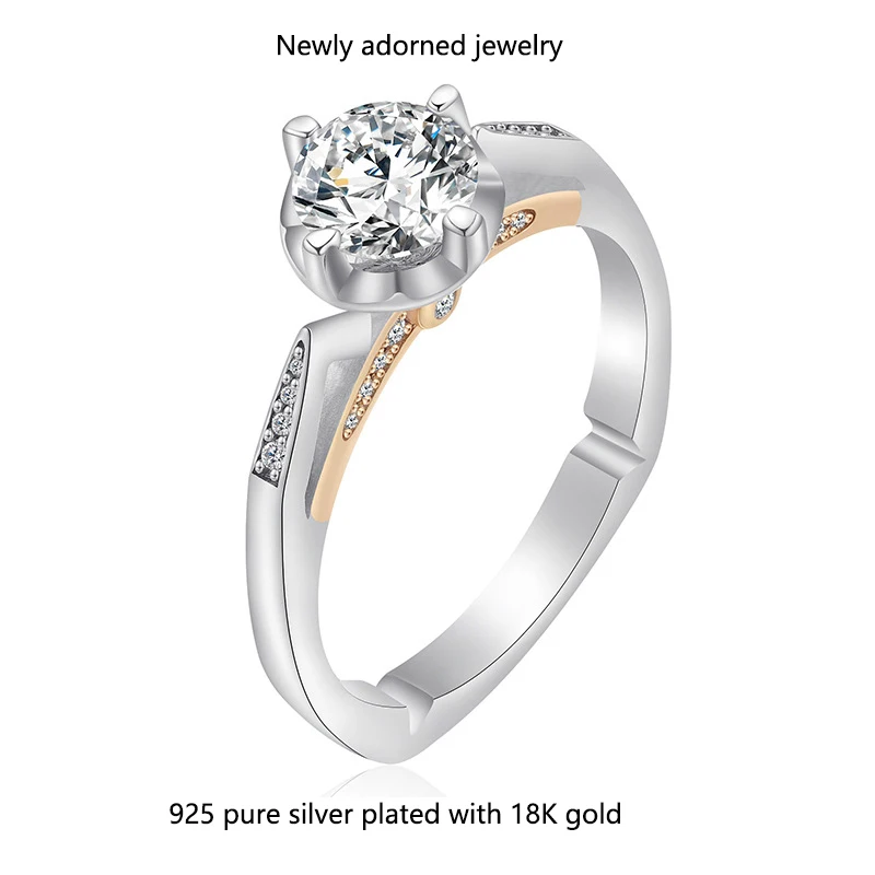 S925 silver moissanite ring for women, 1 carat ring, in stock, unique and fashionable style, direct sales from the factory
S925 silver moissanite ring for women, 1 carat ring, in stock, unique and fashionable style, direct sales from the factory