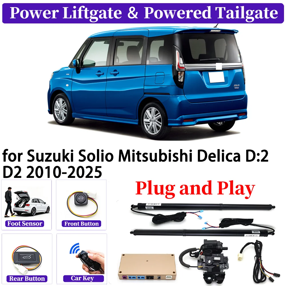 for Suzuki Solio Mitsubishi Delica D:2 D2 2010-2025 OEM Car Automatic Power Liftgate Kit Smart Auto Electric Tailgate System
for Suzuki Solio Mitsubishi Delica D:2 D2 2010-2025 OEM Car Automatic Power Liftgate Kit Smart Auto Electric Tailgate System
