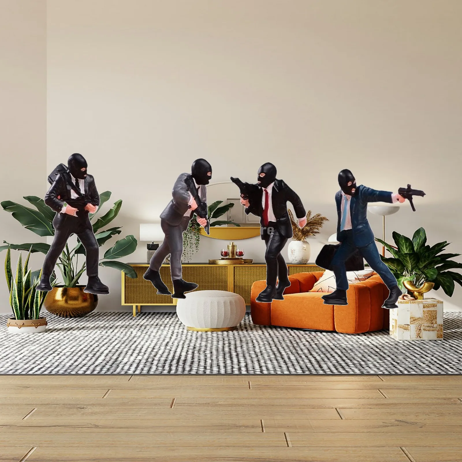 4x Miniature Figures in 1:64 Scale for Railway And Landscape Design, Dioramas Made of Synthetic Resin
4x Miniature Figures in 1:64 Scale for Railway And Landscape Design, Dioramas Made of Synthetic Resin