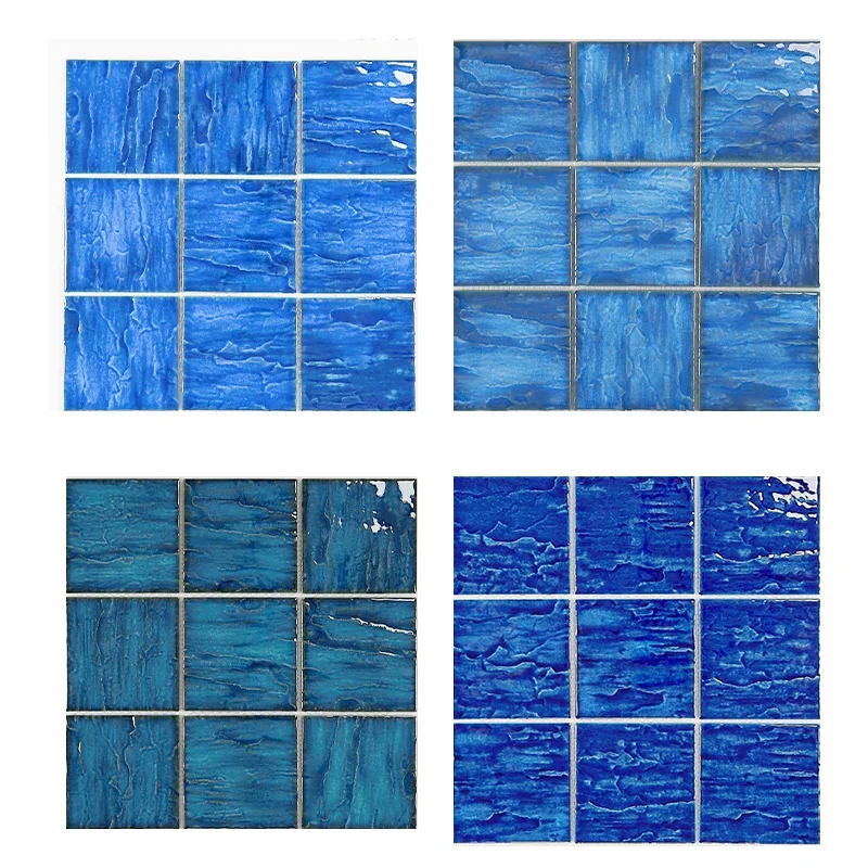 2/5PCS Ceramic Mosaic Tile 97X97mm Porcelain Background Decoration for Kitchen Backsplash Bathroom Swimming Pool Wall Decoration
2/5PCS Ceramic Mosaic Tile 97X97mm Porcelain Background Decoration for Kitchen Backsplash Bathroom Swimming Pool Wall Decoration