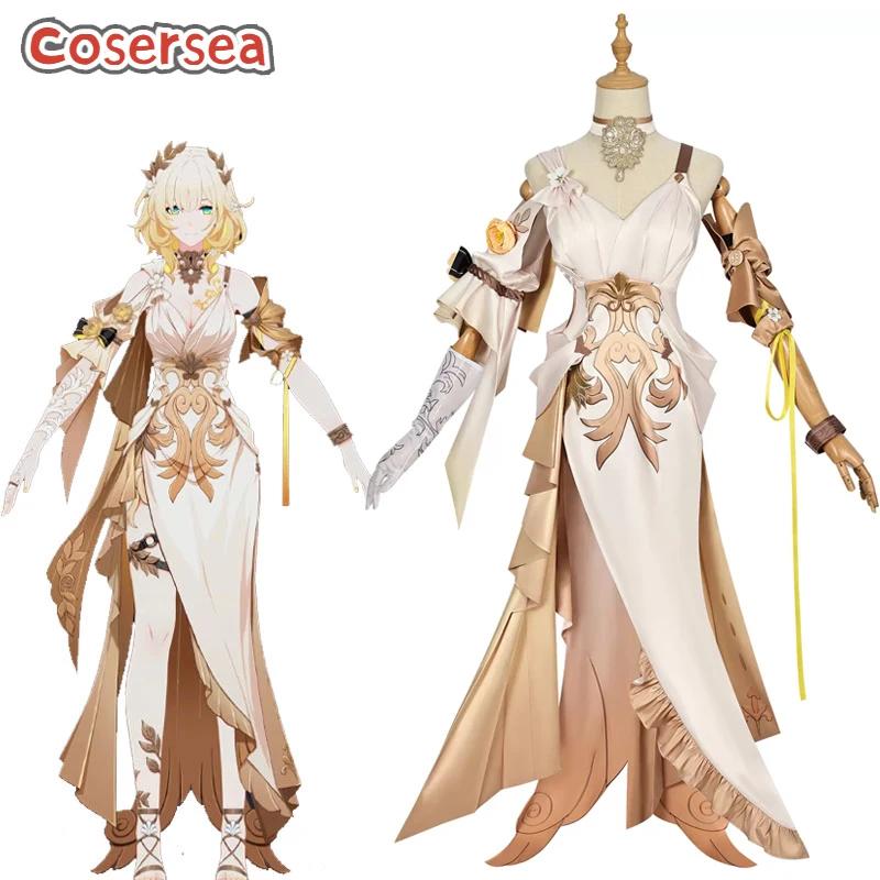 Cosersea Aglaea Cosplay Costume Honkai: Star Rail Aglaea Role Play Women Dress Carnival Party Uniform Halloween Outfit Fullset
Cosersea Aglaea Cosplay Costume Honkai: Star Rail Aglaea Role Play Women Dress Carnival Party Uniform Halloween Outfit Fullset