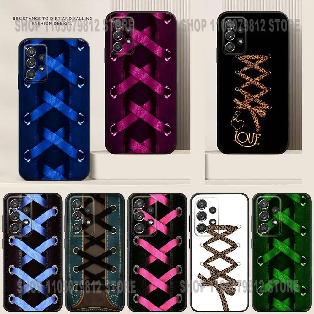 Personalized Sneaker Lace Pattern Phone Case For Samsung S24,21,22,23,30,Ultra,20,Plus,Note,10,9,Black soft silicone case
Personalized Sneaker Lace Pattern Phone Case For Samsung S24,21,22,23,30,Ultra,20,Plus,Note,10,9,Black soft silicone case