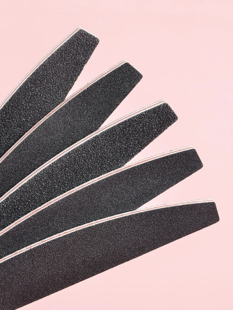 5/10/20/50/100PCS Professional Nail Files bulk black EVA Thickened Half Moon Nail Files Sandpaper For Nails Manicure Salon Tools
5/10/20/50/100PCS Professional Nail Files bulk black EVA Thickened Half Moon Nail Files Sandpaper For Nails Manicure Salon Tools
