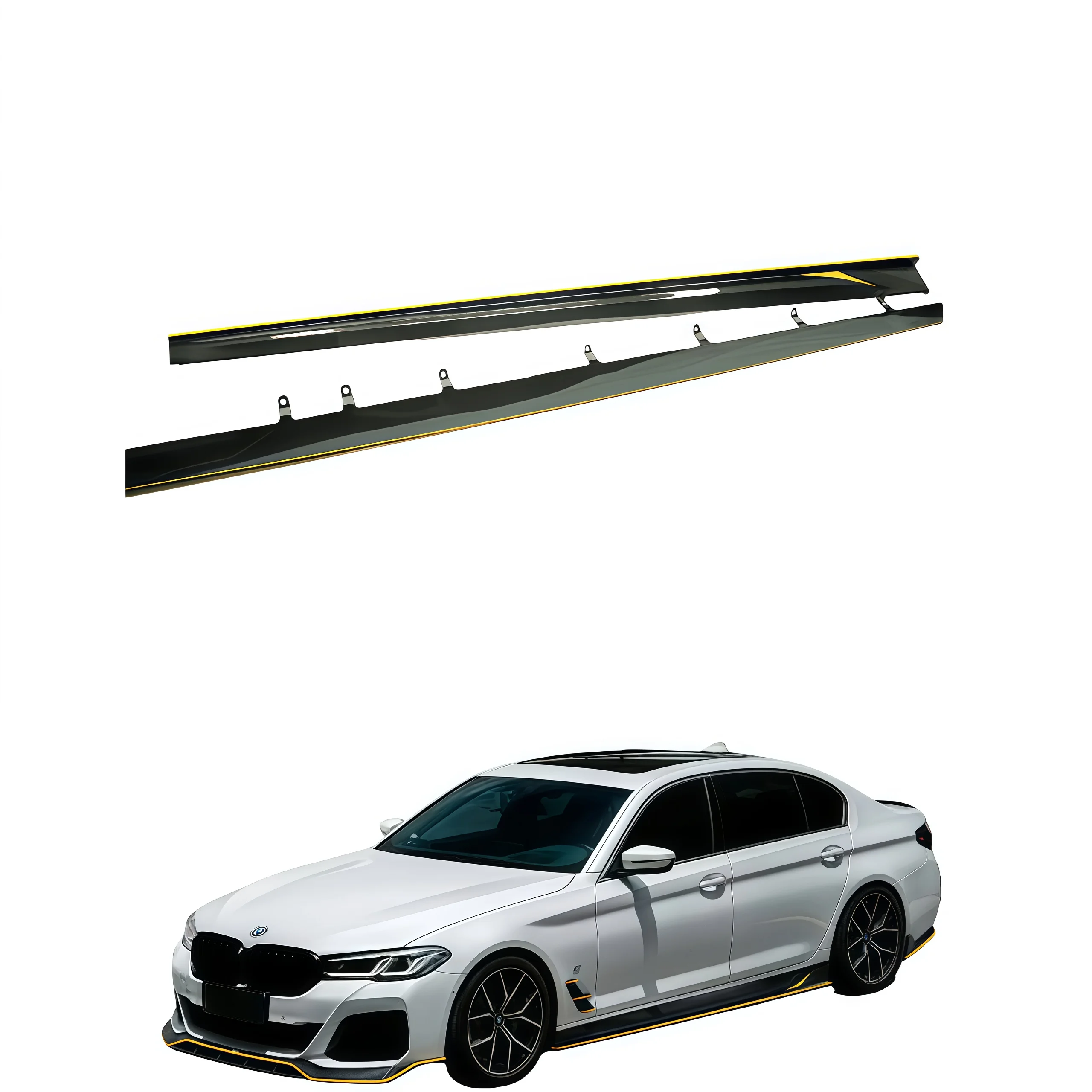 For BMW Modifies New AD Style Dry Carbon Fiber Skirt with Spoiler Side Skirt Suitable for BMW G30 G38
For BMW Modifies New AD Style Dry Carbon Fiber Skirt with Spoiler Side Skirt Suitable for BMW G30 G38