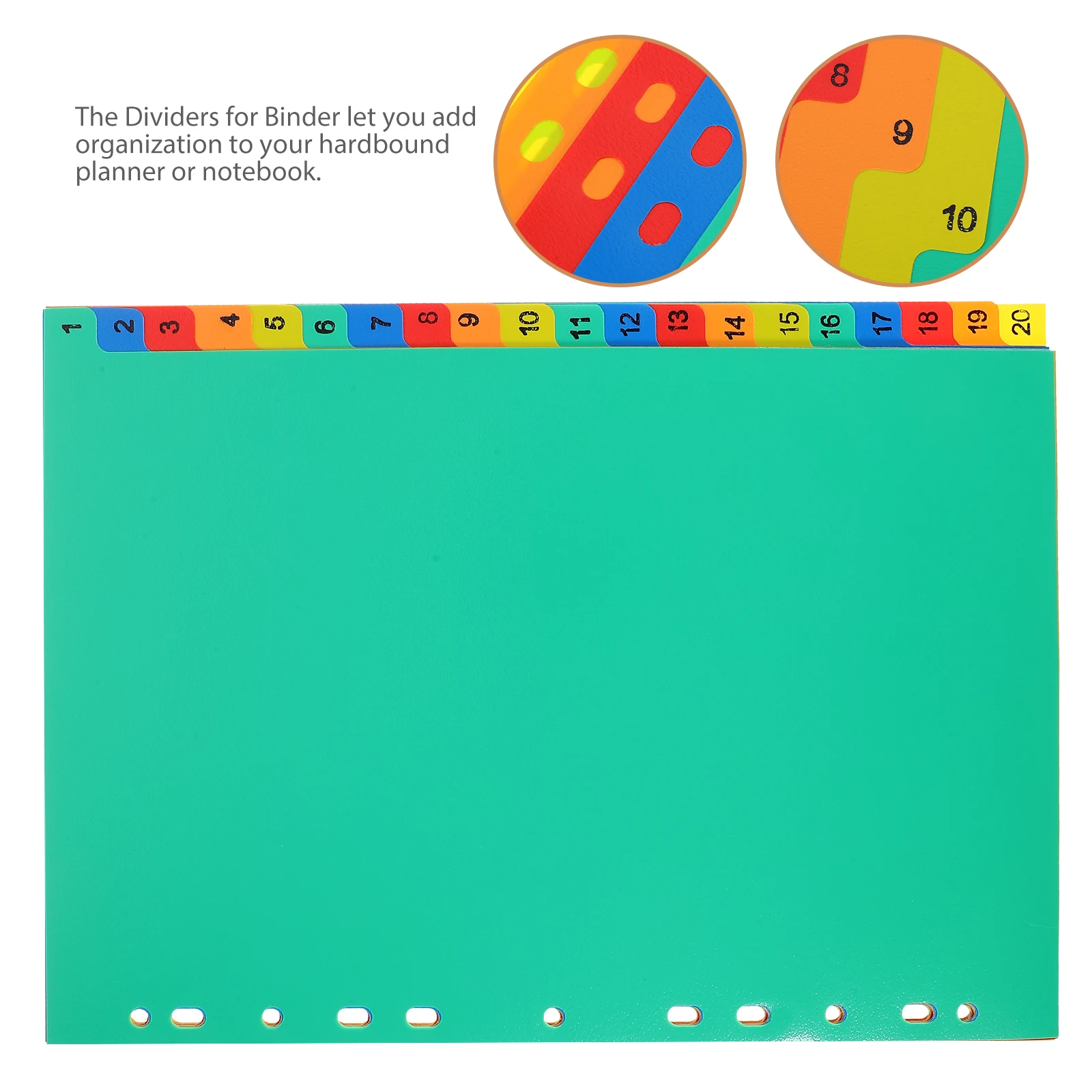 20Pcs File Dividers for Binder PP Material Writable Tabs Index Divider for Notebook Planner Organizer Loose-Leaf Page Markers
20Pcs File Dividers for Binder PP Material Writable Tabs Index Divider for Notebook Planner Organizer Loose-Leaf Page Markers