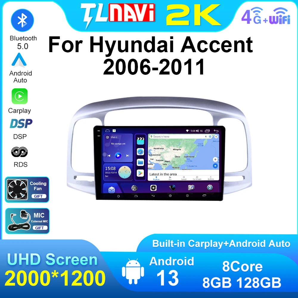 Автомагнитола Tulenavi TL7plus для Hyundai Accent 2006 2007 2008 2009 2010 2011 Android 13 QLED 2K 9 дюймов, мультимедийный плеер с GPS
Автомагнитола Tulenavi TL7plus для Hyundai Accent 2006 2007 2008 2009 2010 2011 Android 13 QLED 2K 9 дюймов, мультимедийный плеер с GPS