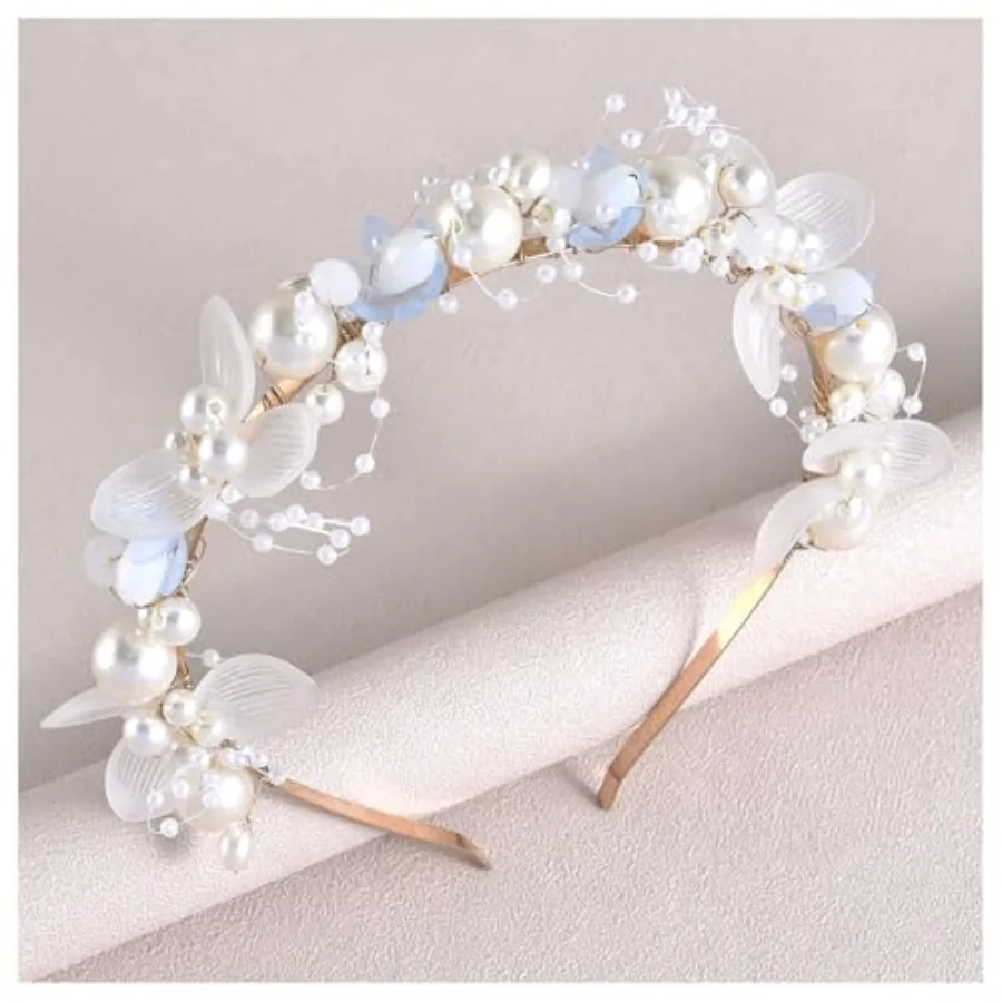 Flower Headband for Women Girls, Wedding Bridal Pearl Headpiece Hairband Hair Accessories for Prom Birthday Party,One Size
Flower Headband for Women Girls, Wedding Bridal Pearl Headpiece Hairband Hair Accessories for Prom Birthday Party,One Size