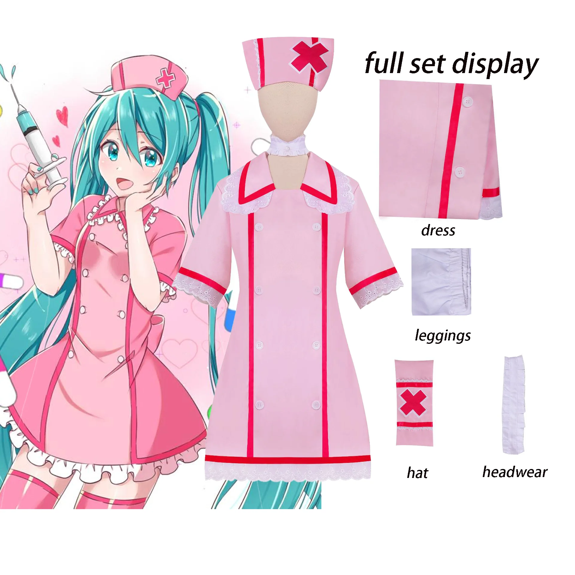 Anime Girl Nurse Suit Sexy Style Gentle Hospital Style Molai Same Cosplay Suit
Anime Girl Nurse Suit Sexy Style Gentle Hospital Style Molai Same Cosplay Suit