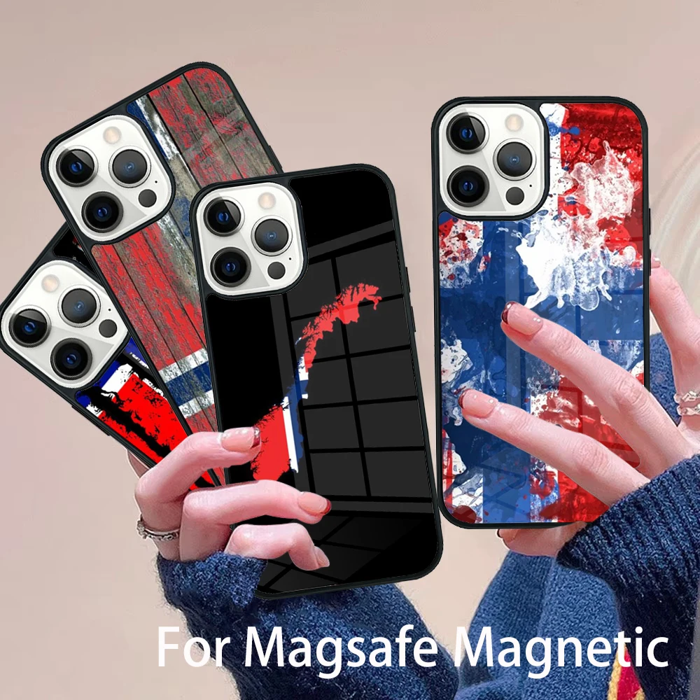 Norway Flag Phone Case Magesafe Magnetic Wireless Charge Cover For IPhone 16 11 12 13 14 15 Pro Max Plus Mini
Norway Flag Phone Case Magesafe Magnetic Wireless Charge Cover For IPhone 16 11 12 13 14 15 Pro Max Plus Mini