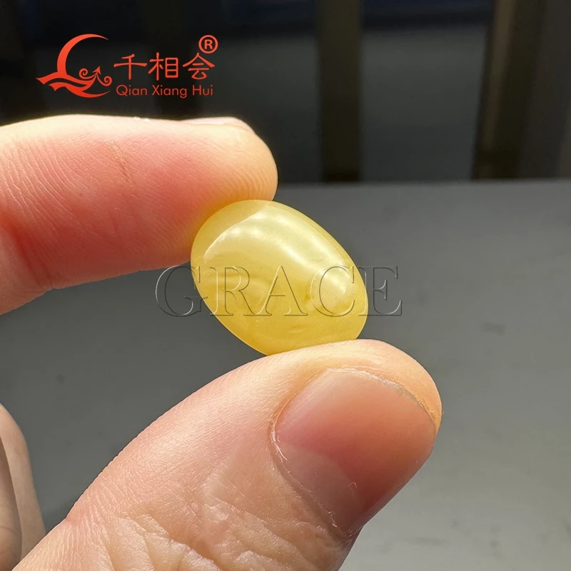 3.9ct 13*18mm flat back cabochon shape yellow color Natural amber beeswax Bead Women Mens Gifts gemstone
3.9ct 13*18mm flat back cabochon shape yellow color Natural amber beeswax Bead Women Mens Gifts gemstone