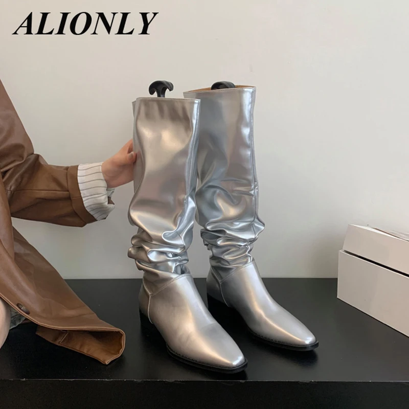 Alionly 2024 New Green Soft Pointed Toe Knee High Boots Sexy High Heels Zipper Women Botas De Mujer
Alionly 2024 New Green Soft Pointed Toe Knee High Boots Sexy High Heels Zipper Women Botas De Mujer