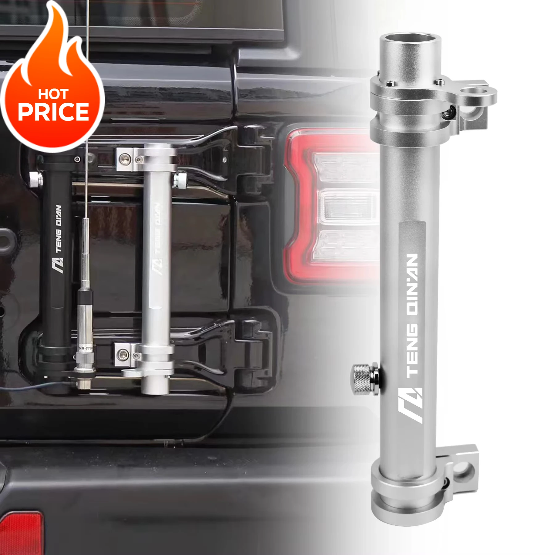 Hot Sale! CNC Aluminum Flagpole Antenna Mount Holder - Car Flagpole Bracket for 2018-2020 Jeep Wrangler JK JL
Hot Sale! CNC Aluminum Flagpole Antenna Mount Holder - Car Flagpole Bracket for 2018-2020 Jeep Wrangler JK JL