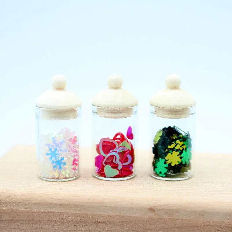 3pcs Dollhouse Christmas Storage Jar Cork Glass Jars Miniature Model Food Play Holiday Ornaments Decoration Home Decor Crafts
3pcs Dollhouse Christmas Storage Jar Cork Glass Jars Miniature Model Food Play Holiday Ornaments Decoration Home Decor Crafts