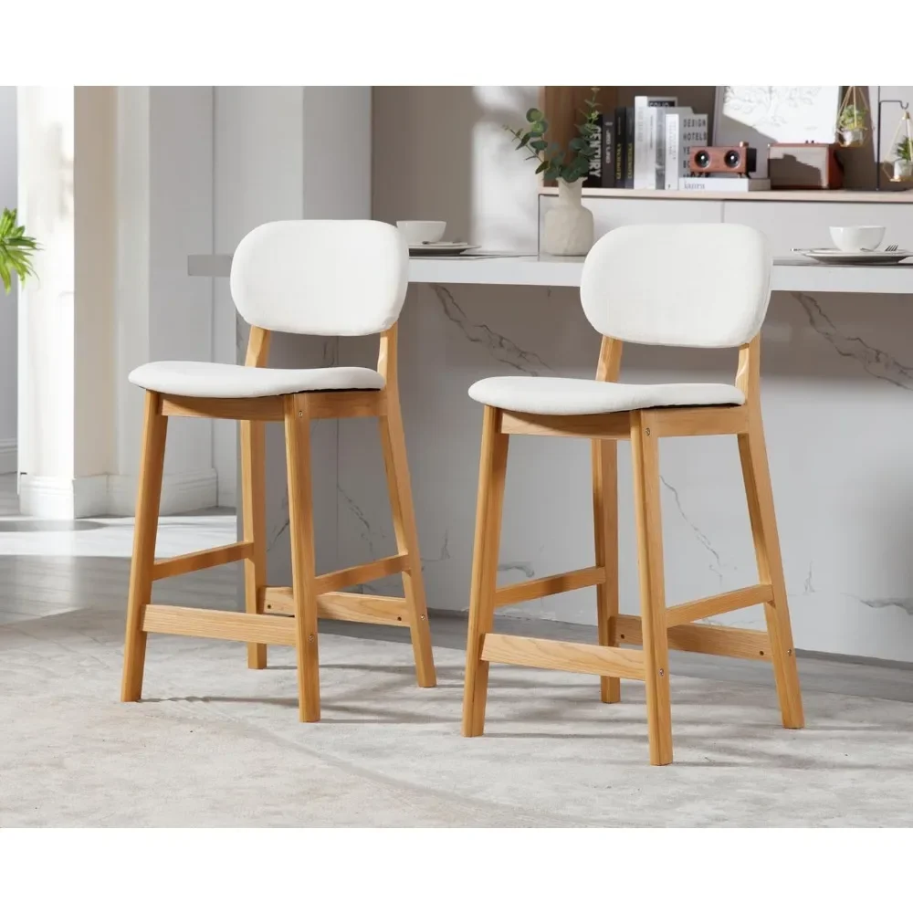 Counter Height Bar Stools Set of 2 Farmhouse Barstools with Back Mid Century Modern Wood Bar Chairs Comfortable Upholstered.
Counter Height Bar Stools Set of 2 Farmhouse Barstools with Back Mid Century Modern Wood Bar Chairs Comfortable Upholstered.