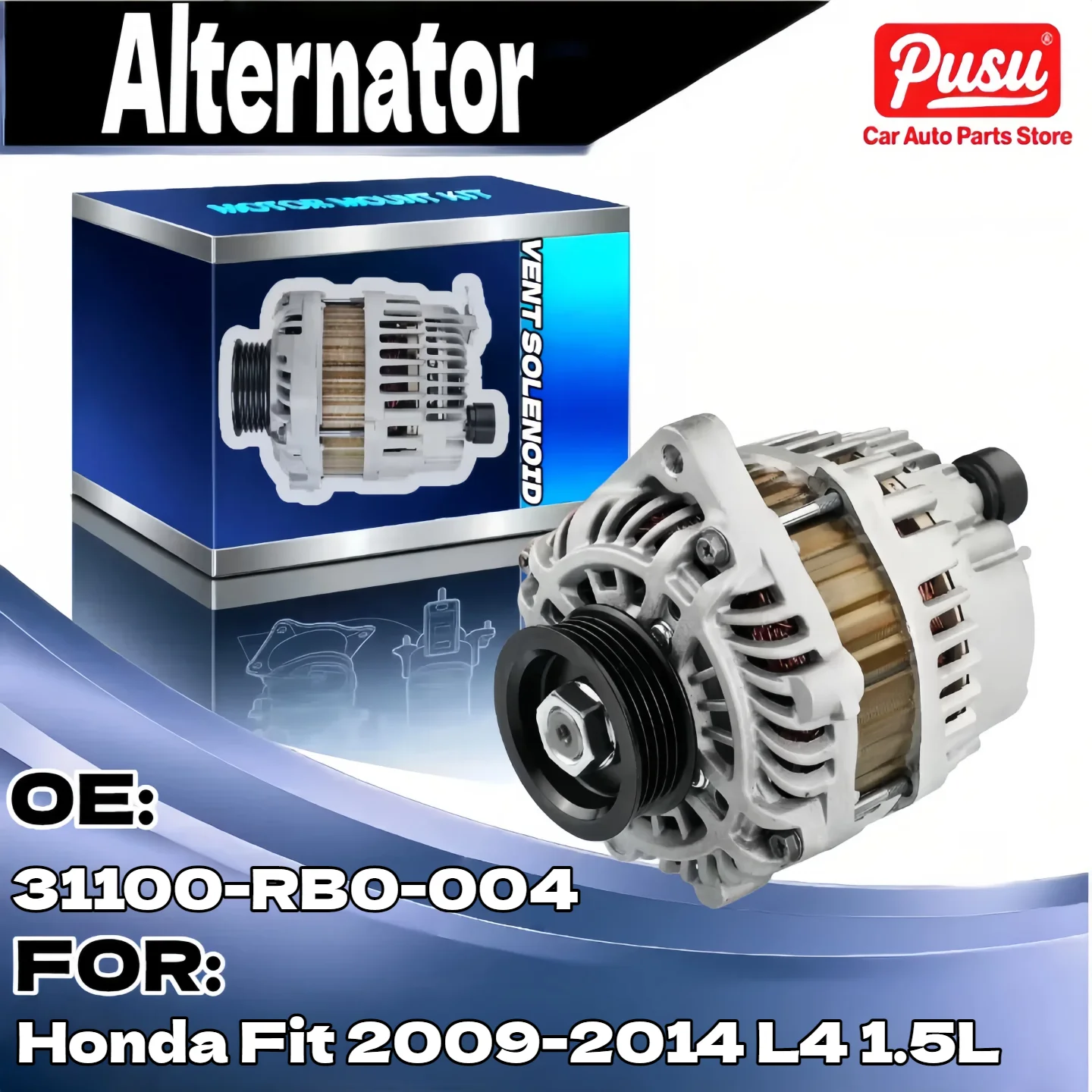 Генератор переменного тока 95 А для Honda Fit 2009-2014, новый L4 1,5 л, шкив с 5 канавками 4210000730 31100RB0004 31100-RB0-004
Генератор переменного тока 95 А для Honda Fit 2009-2014, новый L4 1,5 л, шкив с 5 канавками 4210000730 31100RB0004 31100-RB0-004