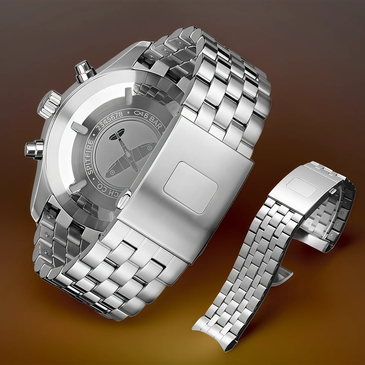 316L Curved End Solid Stainless Steel Strap For IWC Pilot Little Prince IW37771 377710 Mark 17 18 metal watch chain men 20/ 21mm
316L Curved End Solid Stainless Steel Strap For IWC Pilot Little Prince IW37771 377710 Mark 17 18 metal watch chain men 20/ 21mm