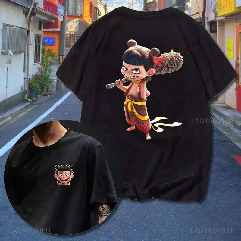 Nezha Anime Printing Shirt Kawaii Cotton T-shirt Unisex Cartoon Graphic Tee Fun Man Tshirt Gods Chinese Culture Streetwear Tops
Nezha Anime Printing Shirt Kawaii Cotton T-shirt Unisex Cartoon Graphic Tee Fun Man Tshirt Gods Chinese Culture Streetwear Tops