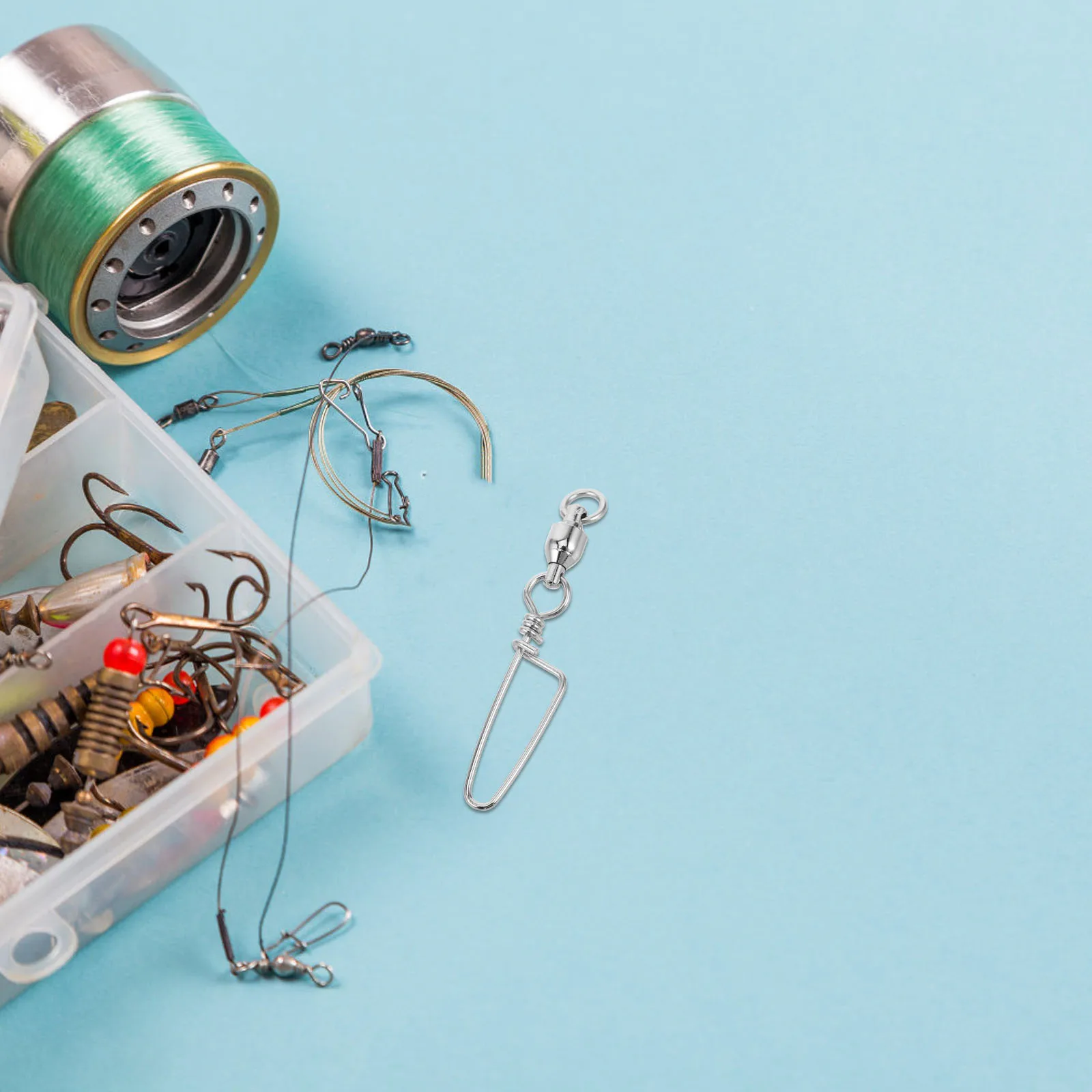 Connecting Ring Pin Saltwater Snap Swivels Fishing Lure Connectors Tackle Stainless Steel Barrel Rotatable Design Reliable
Connecting Ring Pin Saltwater Snap Swivels Fishing Lure Connectors Tackle Stainless Steel Barrel Rotatable Design Reliable