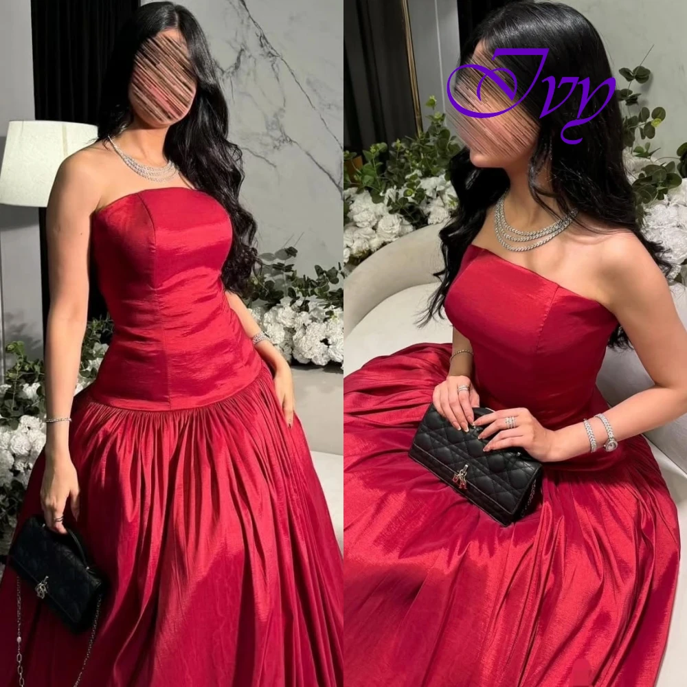 Customized Exquisite Burgundy Strapless Sleeveless Evening Dress High Quality Jersey Prom Dresses Temperament Party Gowns
Customized Exquisite Burgundy Strapless Sleeveless Evening Dress High Quality Jersey Prom Dresses Temperament Party Gowns