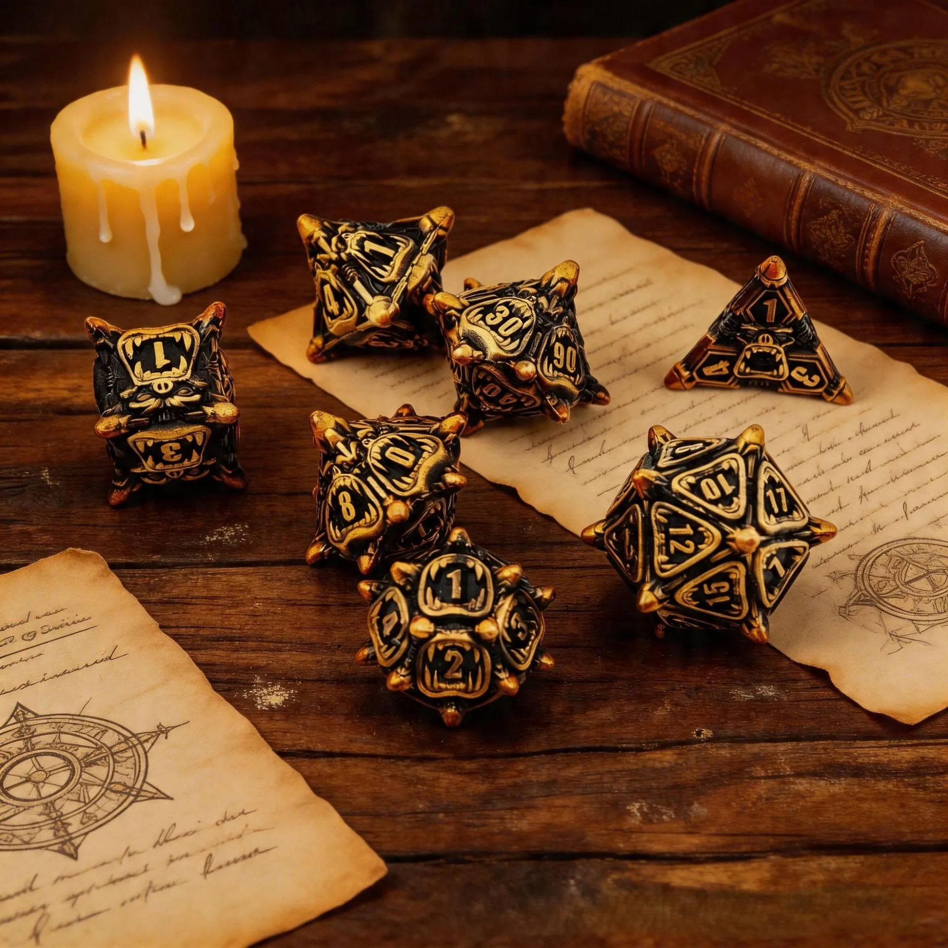DND Polyhedral Metal Dice Set, Metal Dragon Dice DND Dungeon and Dragon Metal Dice DND Metal Dice
DND Polyhedral Metal Dice Set, Metal Dragon Dice DND Dungeon and Dragon Metal Dice DND Metal Dice