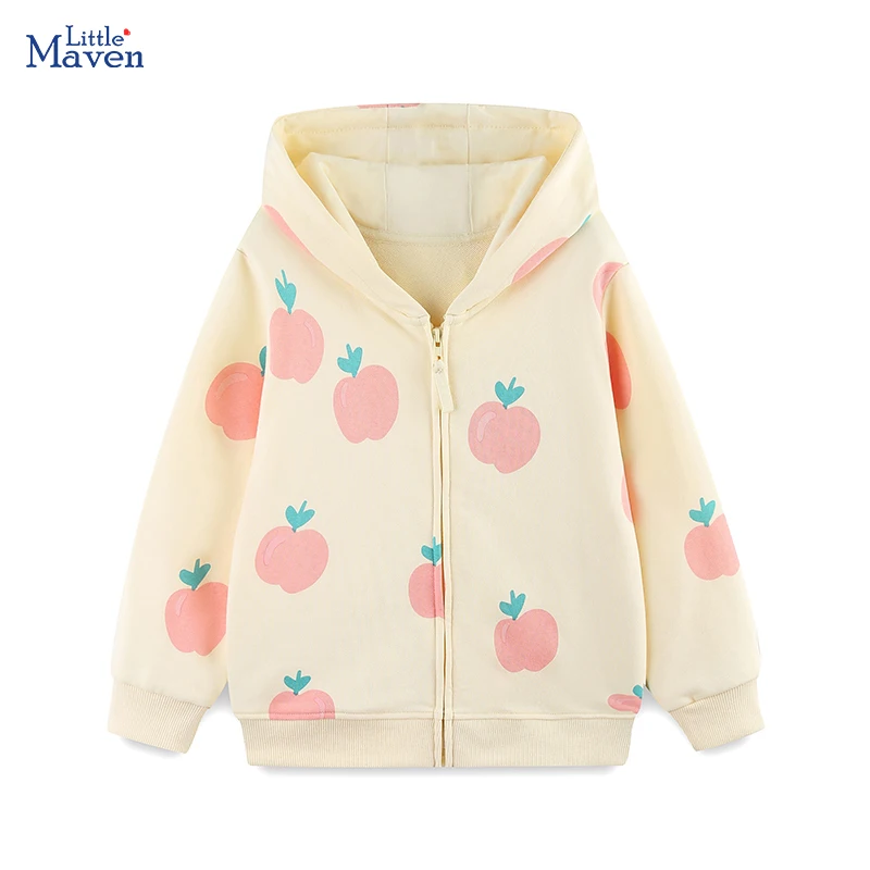 Little maven Autumn Children's Clothing Baby Girls Cartoon Apples Print Hoodies Cute Zipper Coat Kids Costumes Girl Jacket Coats
Little maven Autumn Children's Clothing Baby Girls Cartoon Apples Print Hoodies Cute Zipper Coat Kids Costumes Girl Jacket Coats