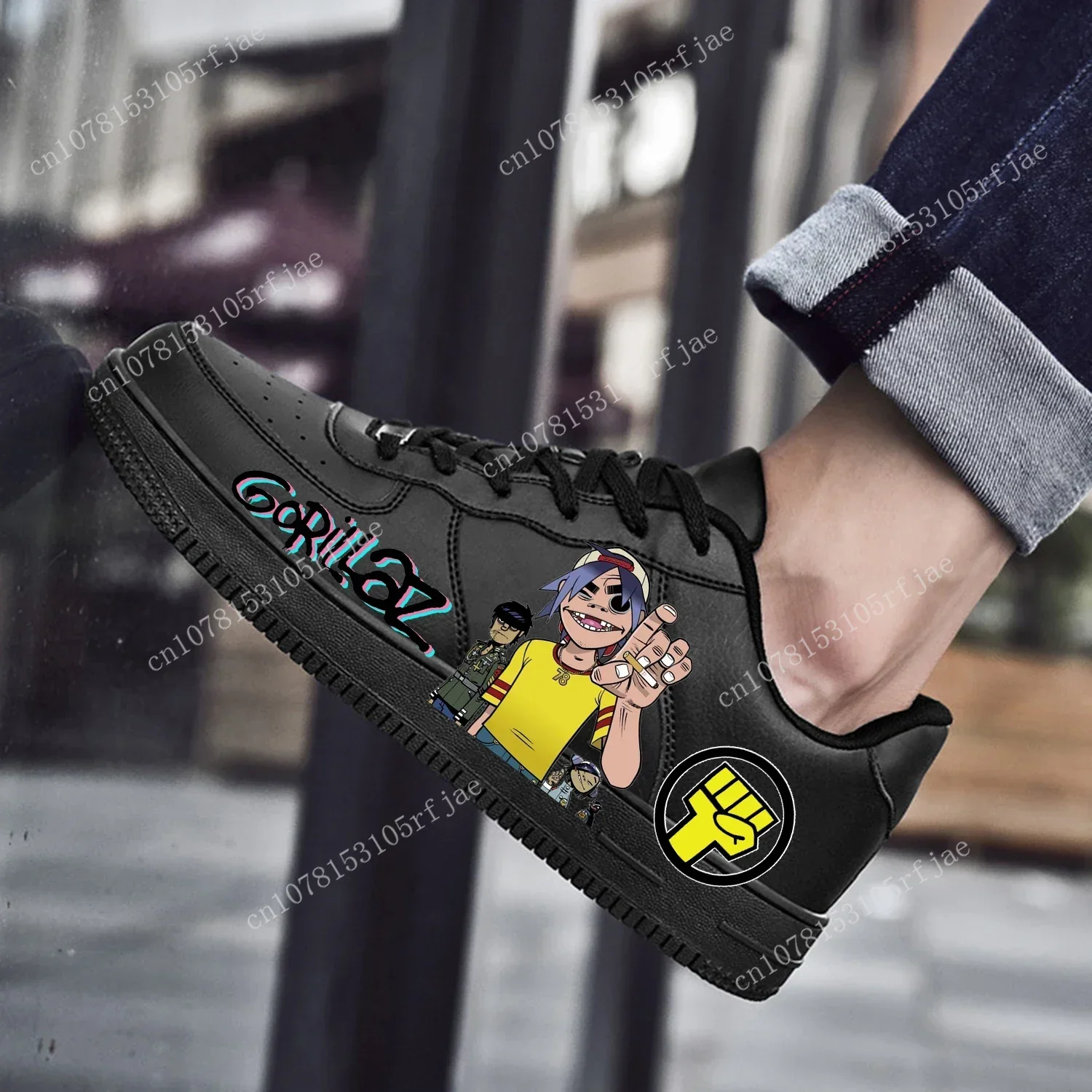 Gorillaz Band AF Basketball Mens Womens Sports Running High Quality Flats Force Sneakers Lace Up Mesh Customized Made Shoe DIY
Gorillaz Band AF Basketball Mens Womens Sports Running High Quality Flats Force Sneakers Lace Up Mesh Customized Made Shoe DIY