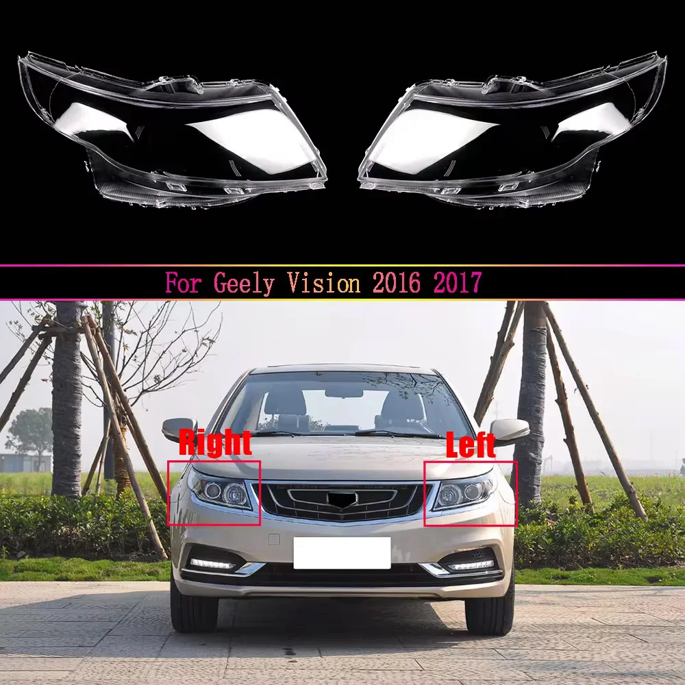 For Geely Vision 2016 2017 Lampshade Front Headlamp Transparent Cover Lampshade Lamp Shell Masks Headlight Shade Lens Plexiglass
For Geely Vision 2016 2017 Lampshade Front Headlamp Transparent Cover Lampshade Lamp Shell Masks Headlight Shade Lens Plexiglass