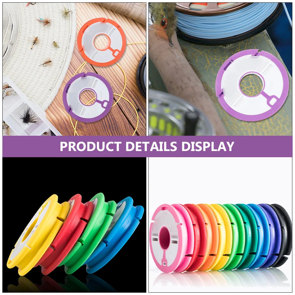 12pcs Fishing Line Winder Spool Silica Gel Spares Smooth Operation Durable Long Lasting Fishing Tackle Accessories
12pcs Fishing Line Winder Spool Silica Gel Spares Smooth Operation Durable Long Lasting Fishing Tackle Accessories