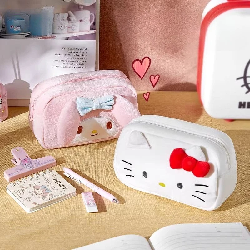 Sanrio New Hello Kitty Kuromi My Melody Cinnamoroll Pompompurin Stationery Bag Girls Good Looks Stationery Bag Cosmetic Bag
Sanrio New Hello Kitty Kuromi My Melody Cinnamoroll Pompompurin Stationery Bag Girls Good Looks Stationery Bag Cosmetic Bag