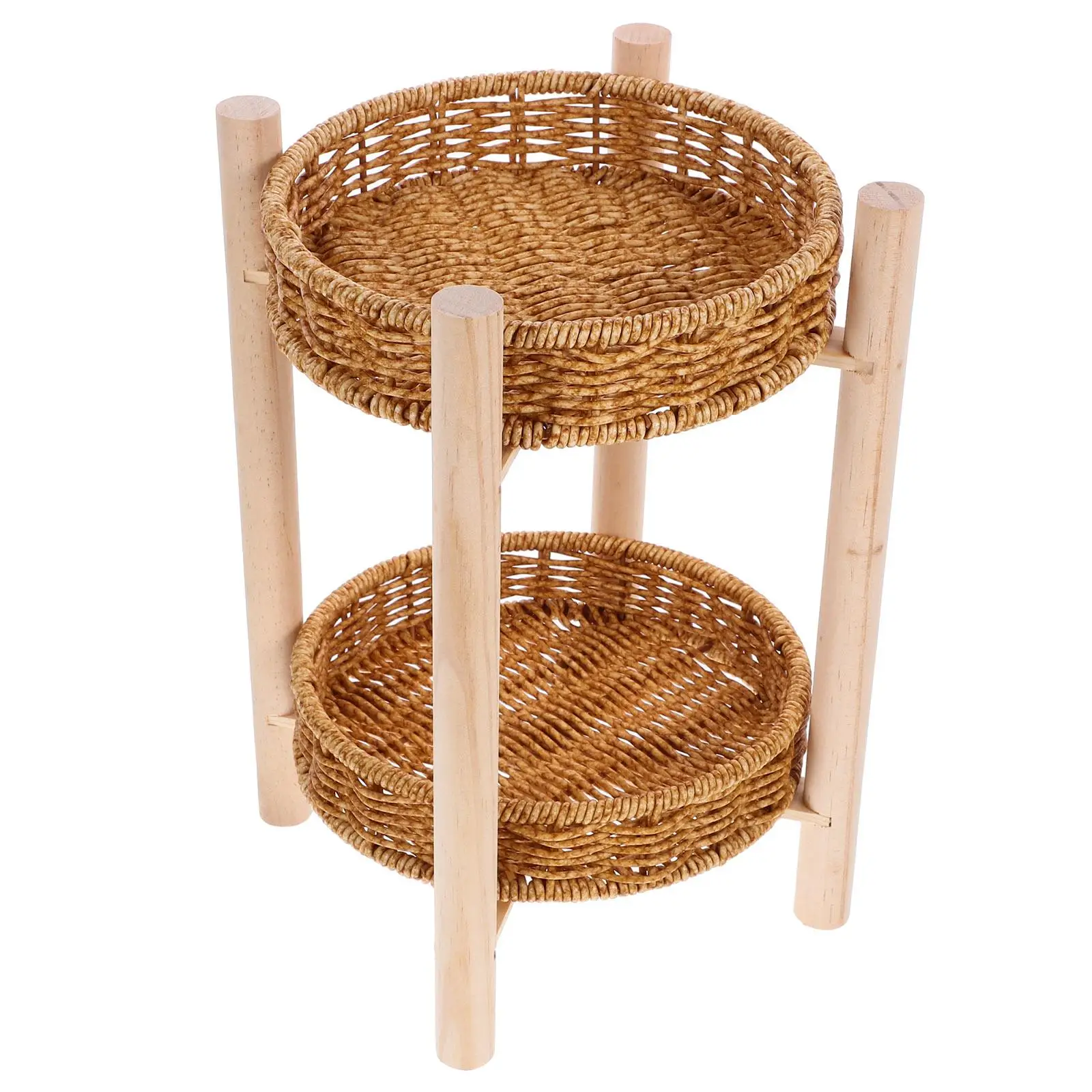Fruit Plate Hand Woven Storage Basket Multi Function Tray Lightweight Sundries Container Bread Snack Tea Serving
Fruit Plate Hand Woven Storage Basket Multi Function Tray Lightweight Sundries Container Bread Snack Tea Serving