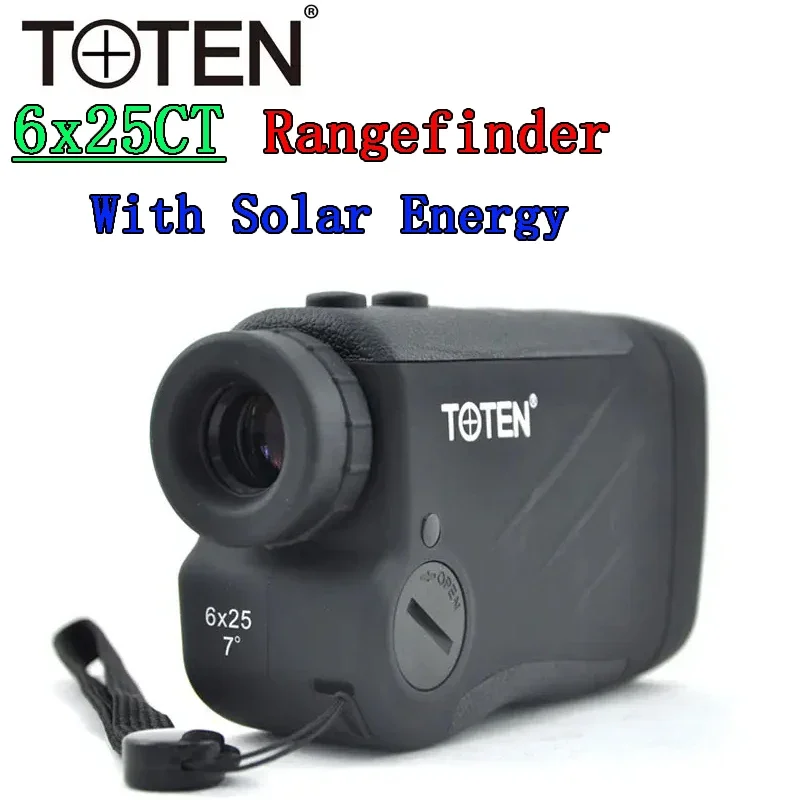 Toten Solar Board 6x25 Laser Rangefinder 600m Distance Meter Monocular Outdoor Sport Golf Hunting Survey Roof Prism HD Telescope
Toten Solar Board 6x25 Laser Rangefinder 600m Distance Meter Monocular Outdoor Sport Golf Hunting Survey Roof Prism HD Telescope