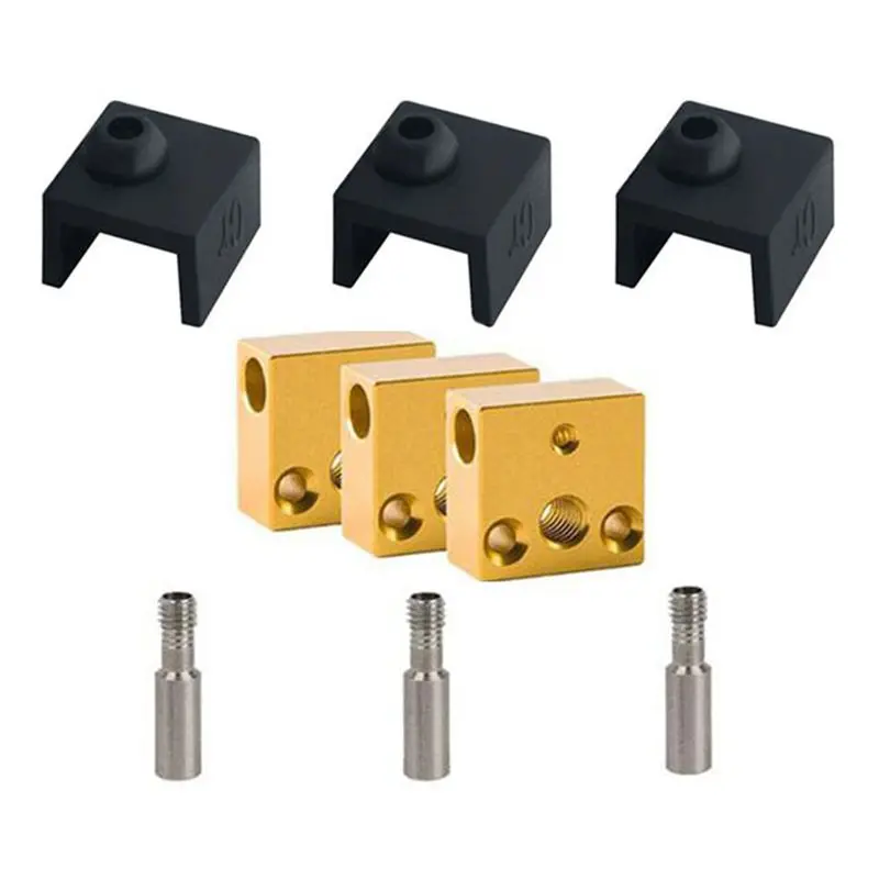 N34R-3 Set Heater Block With Stainless Steel Throat Silicone Case For Creality Ender 3, Ender 3 Pro CR-10/10S 3D Printers
N34R-3 Set Heater Block With Stainless Steel Throat Silicone Case For Creality Ender 3, Ender 3 Pro CR-10/10S 3D Printers