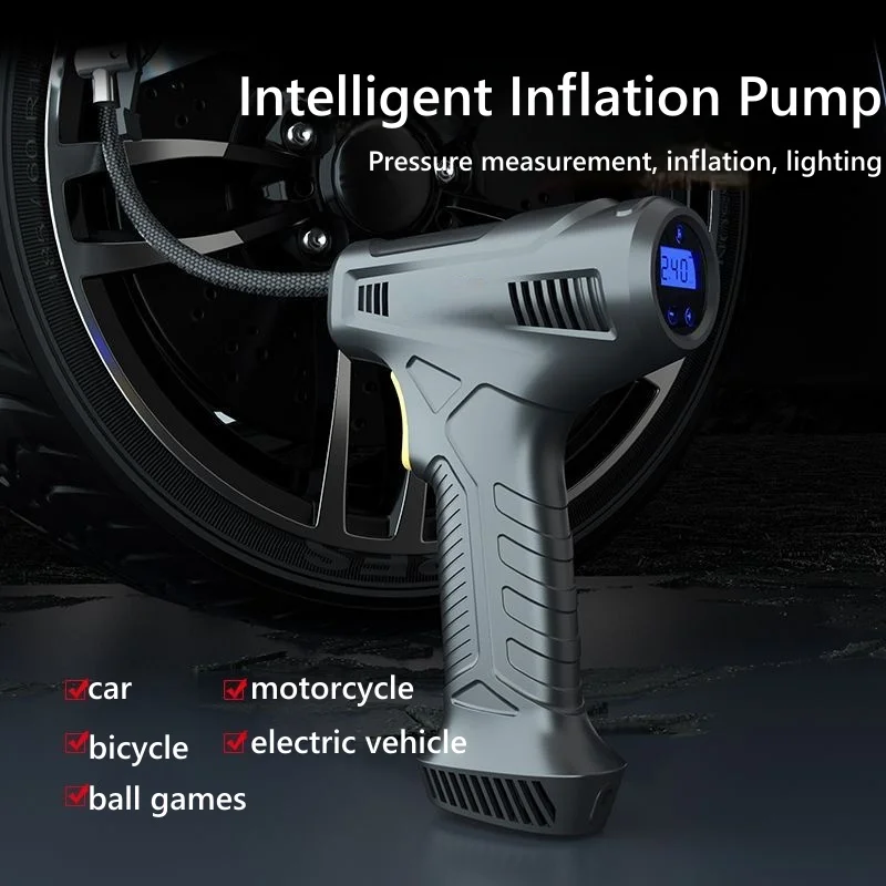 Проводной/беспроводной портативный насос для накачивания с цифровым дисплеем 12 В, подходящий для мотоциклов, электромобилей, автомобилей и игр с мячом
Проводной/беспроводной портативный насос для накачивания с цифровым дисплеем 12 В, подходящий для мотоциклов, электромобилей, автомобилей и игр с мячом