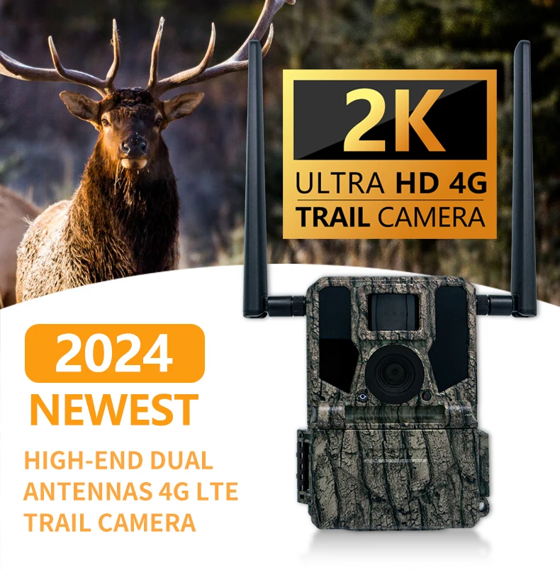 4G Dual Antenna Night Vision Wildlife Trail Infrared Camera 36MP 2K Outdoor Hunting Accessories Waterproof Hidden SD Card
4G Dual Antenna Night Vision Wildlife Trail Infrared Camera 36MP 2K Outdoor Hunting Accessories Waterproof Hidden SD Card