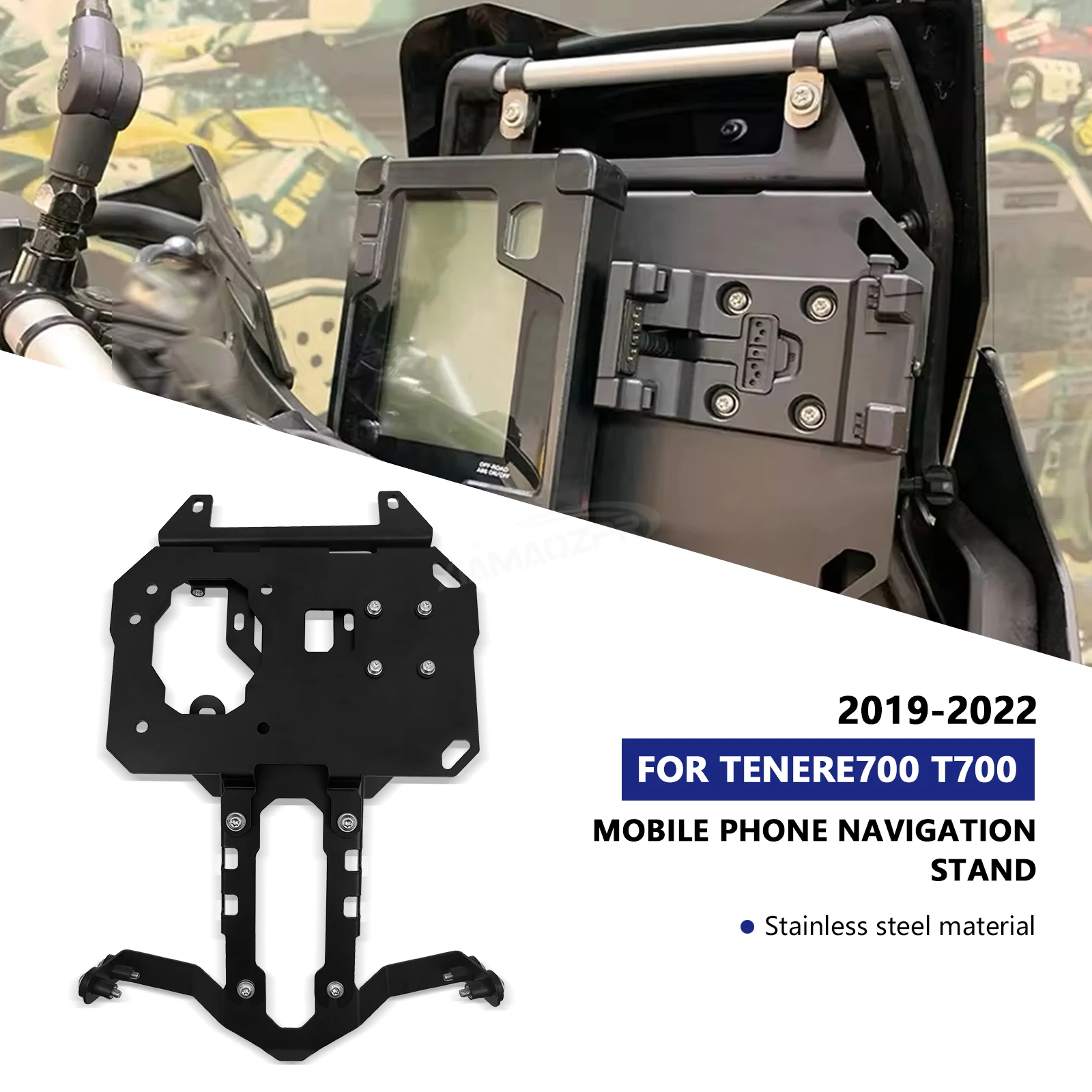 Держатель навигатора для Tenere 700 Tenere700 T 700 T700 2019-2022
Держатель навигатора для Tenere 700 Tenere700 T 700 T700 2019-2022
