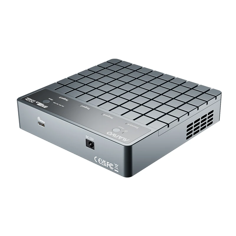 MAIWO 4-процессорный SSD-накопитель NVMe M.2 без инструментов с клонным дубликатором 1:3 Твердотельный накопитель M2
MAIWO 4-процессорный SSD-накопитель NVMe M.2 без инструментов с клонным дубликатором 1:3 Твердотельный накопитель M2