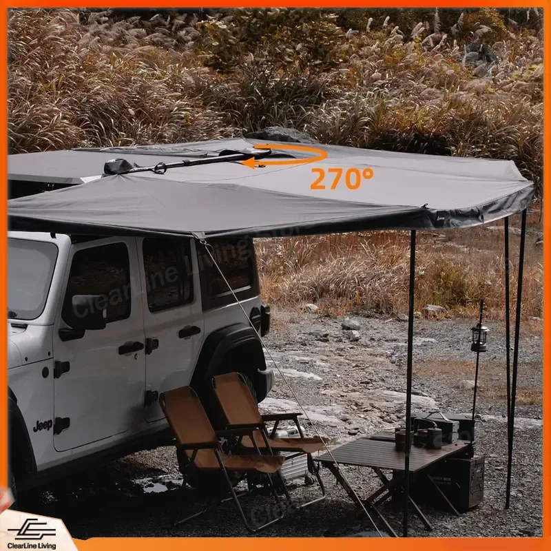 Car Side Tent 270 Degree Canopy Camping Tent Awning Roof for SUV RV Outdoor Gear Waterproof Portable Shade
Car Side Tent 270 Degree Canopy Camping Tent Awning Roof for SUV RV Outdoor Gear Waterproof Portable Shade