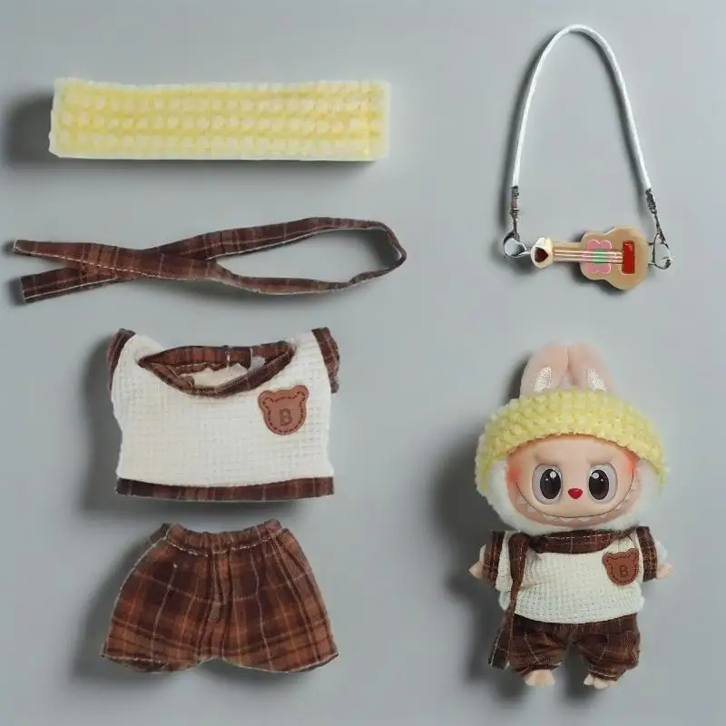 17cm Clothes for Labubu Plush Hoodie Idol Dolls Jumpsuit Clothing Fans Overalls Doll Accessories for Korea Kpop Exo waist bag
17cm Clothes for Labubu Plush Hoodie Idol Dolls Jumpsuit Clothing Fans Overalls Doll Accessories for Korea Kpop Exo waist bag