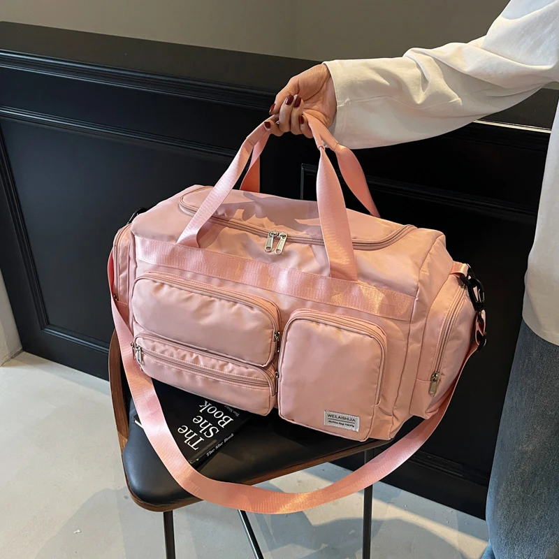 Large Space Multi-pocket Travel Handbags with Independent Shoe Compartment Fashionable Casual Daily Short Luggage Bag
Large Space Multi-pocket Travel Handbags with Independent Shoe Compartment Fashionable Casual Daily Short Luggage Bag