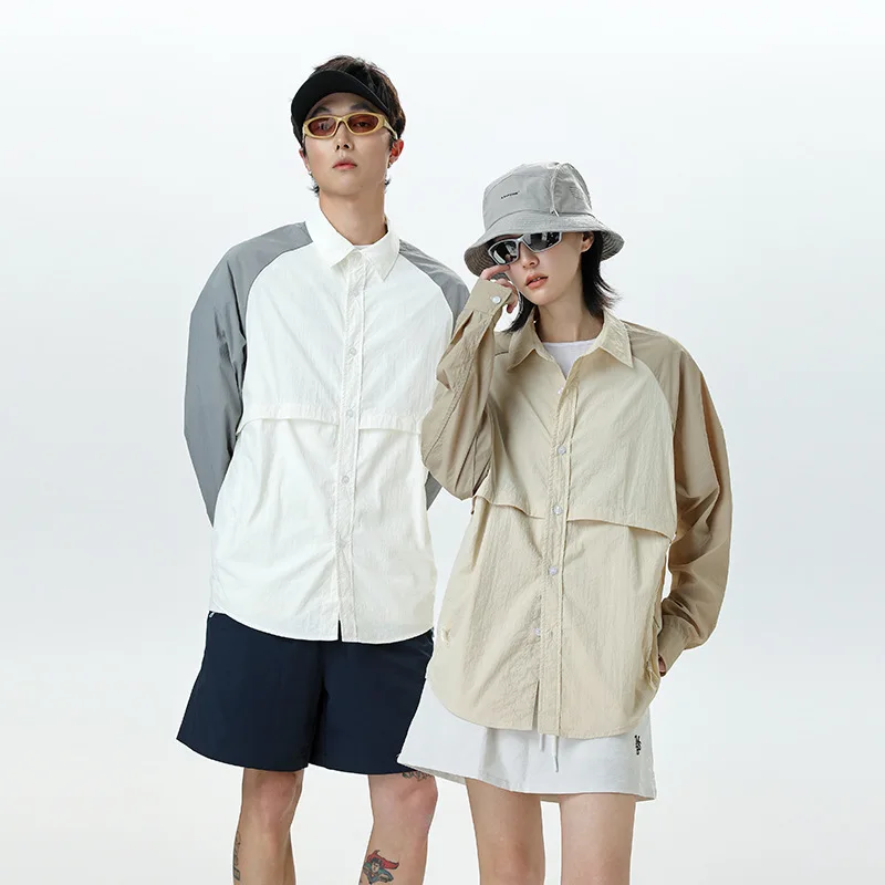 Spring Summer Lightweight UV-protective Shirt Men Women Outdoor Quick Dry Loose Casual Long Sleeve Cargo Skin Shirts Tops
Spring Summer Lightweight UV-protective Shirt Men Women Outdoor Quick Dry Loose Casual Long Sleeve Cargo Skin Shirts Tops