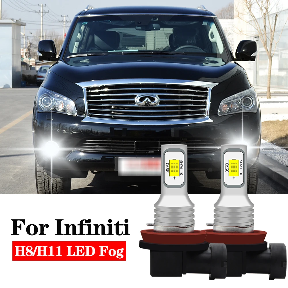 BMTxms H8 H11 LED Fog Light Canbus Car Lamp For Infiniti FX35 FX37 FX50 M35 M37 M56 QX50 QX56 QX60 QX70 Q40 Q60 EX35 G25 G37 JX3
BMTxms H8 H11 LED Fog Light Canbus Car Lamp For Infiniti FX35 FX37 FX50 M35 M37 M56 QX50 QX56 QX60 QX70 Q40 Q60 EX35 G25 G37 JX3