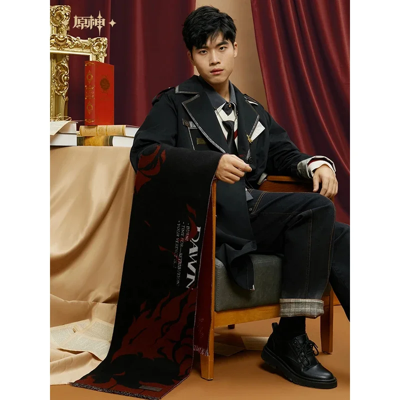 ss23Genshin Impact Official Dawn Diluc Ragnvindr Зимний женский и мужской модный длинный шарф
ss23Genshin Impact Official Dawn Diluc Ragnvindr Зимний женский и мужской модный длинный шарф