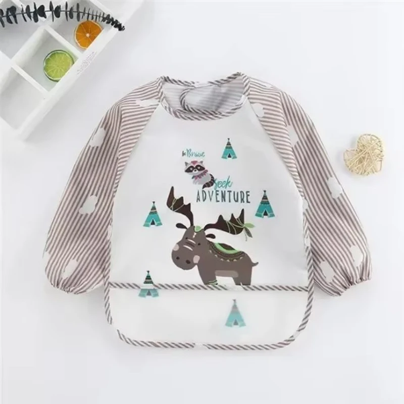 1/2/3/4Pcs Toddler Feeding Apron Waterproof Soft Polyester Long Sleeve Feeding Burp Cloth
1/2/3/4Pcs Toddler Feeding Apron Waterproof Soft Polyester Long Sleeve Feeding Burp Cloth