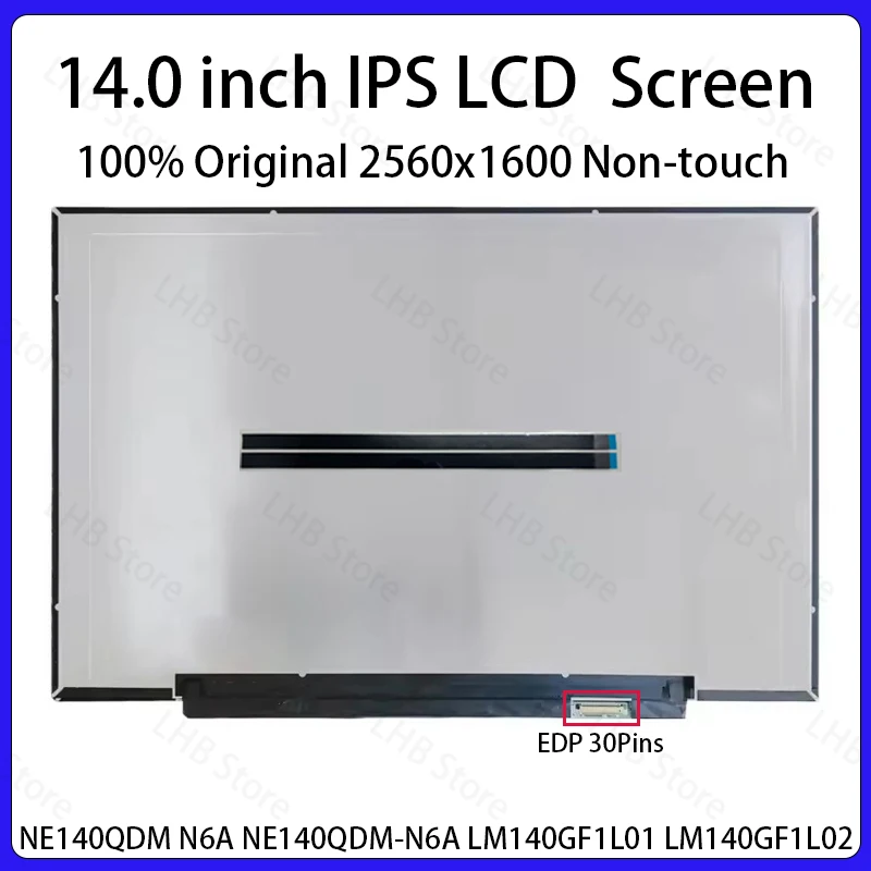 14-дюймовый IPS ЖК-экран для ноутбука NE140QDM N6A NE140QDM-N6A LM140GF1L01 LM140GF1L02, матричная панель дисплея 2560×1600, 60 Гц, eDP, 30 контактов
14-дюймовый IPS ЖК-экран для ноутбука NE140QDM N6A NE140QDM-N6A LM140GF1L01 LM140GF1L02, матричная панель дисплея 2560×1600, 60 Гц, eDP, 30 контактов